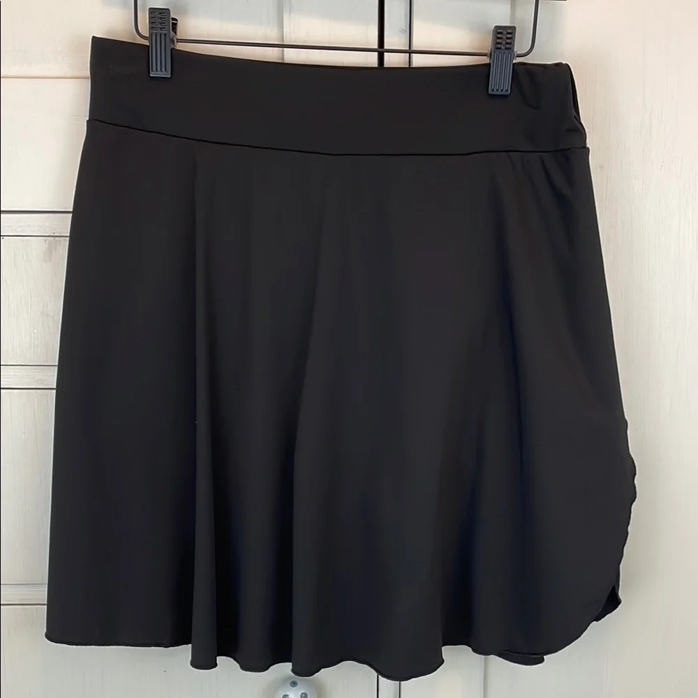 Classic Black Women's swim skort Tankini bottom L